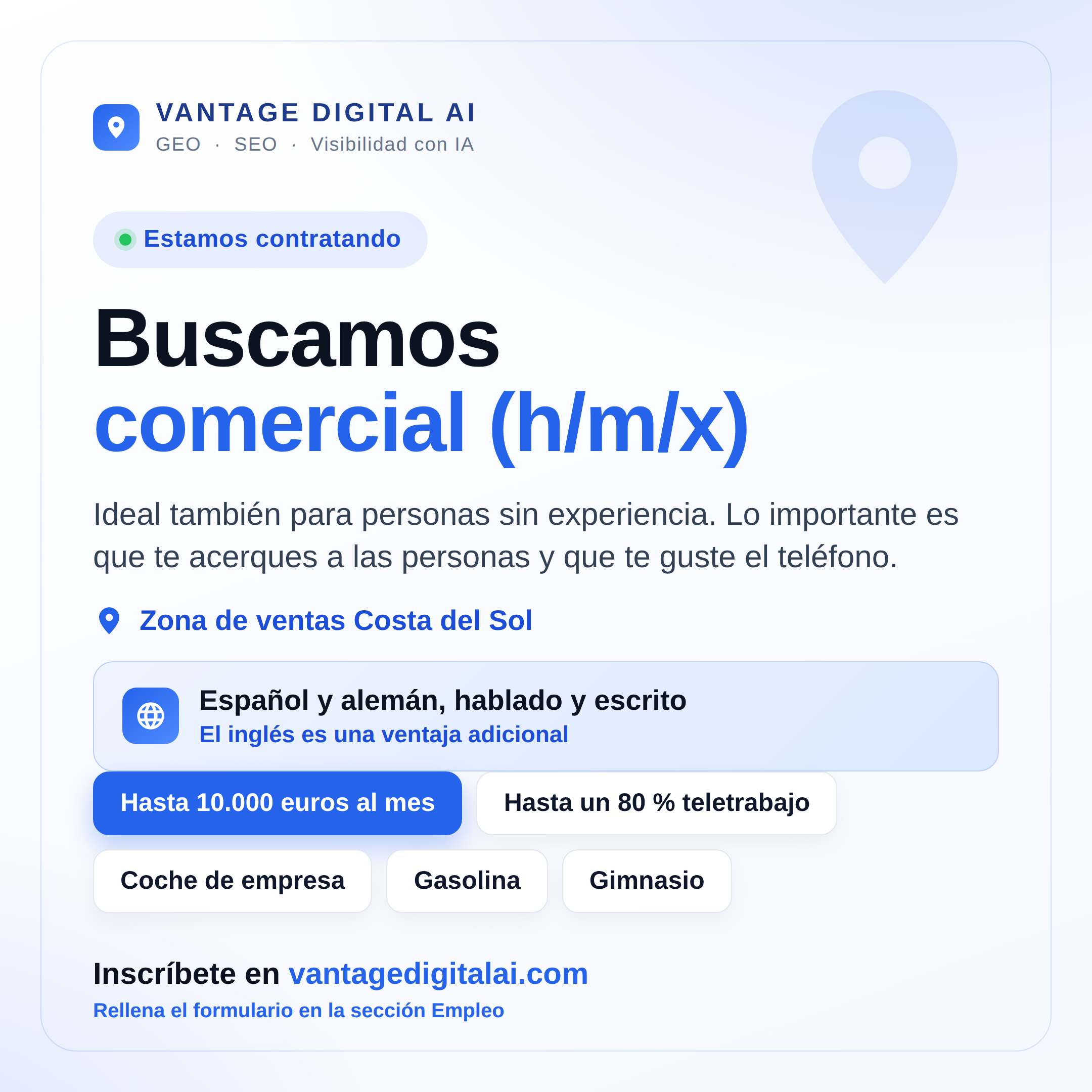 Anuncio comercial Costa del Sol